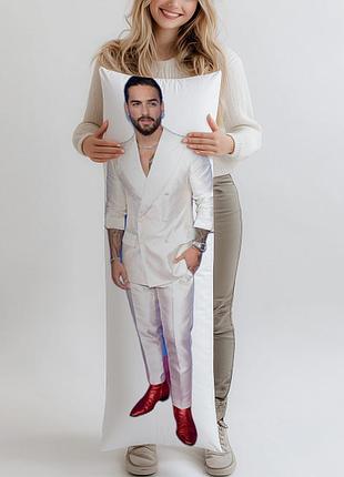 Малума (maluma) дакимакура, подушка ростовая 180*60 см