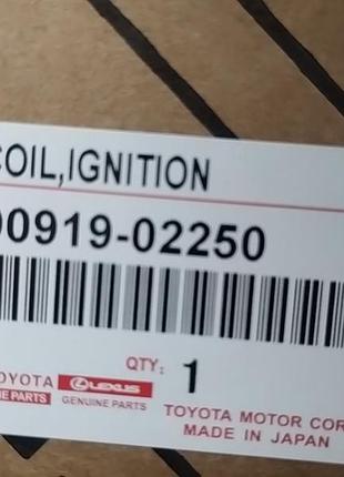 90919 02250 котушка запалювання toyota lexus київ