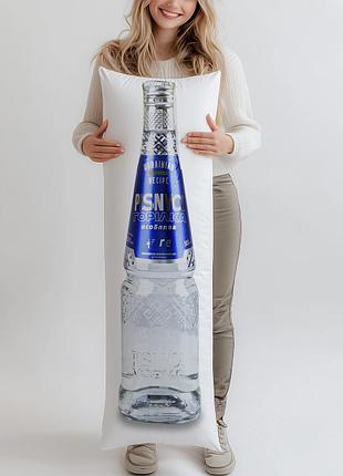 Дакимакура, водка pisnya re особая, 0,5л, (подушка обнимашка) 100*33 см