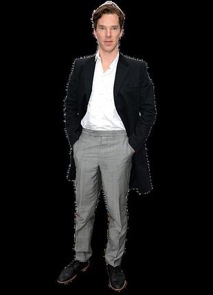 Пластиковая ростовая фигура бенедикт камбербэтч (benedict cumberbatch) 180 см