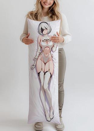 Дакимакура 2b - nier automata (h), (подушка обнимашка) 180*60 см