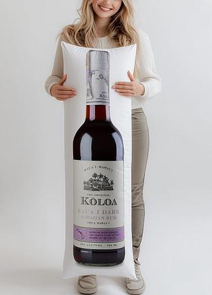 Ром koloa rum kaua'i dark rum, 0,7л, (подушка обнимашка) 150*50 см