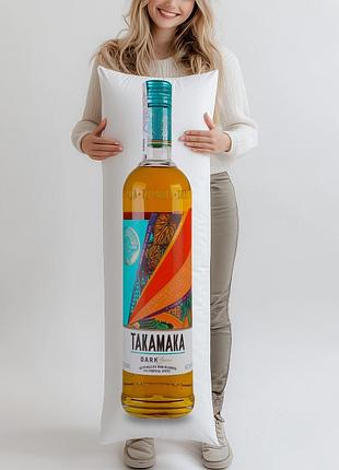 Напій на основі рому takamaka dark rum spiced, 0,7л, (подушка обнимашка) 150*50 см