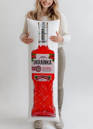 Дакімакура, настоянка ukraїnka червона калина, 0,5л, (подушка обіймашка) 150*50 см