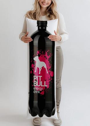 Дакімакура, напій енергетичний, pit bull (подушка обіймашка) 180*60 см
