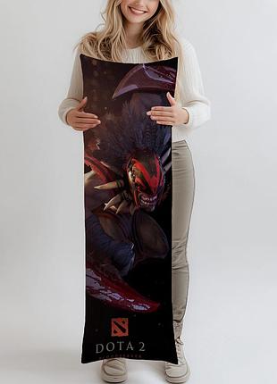 Дакимакура bloodseeker (dota 2), (подушка обнимашка) 150*50 см