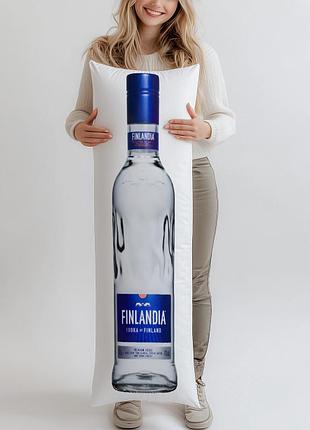 Дакимакура, водка finlandia, 0,5л, (подушка обнимашка) 150*50 см