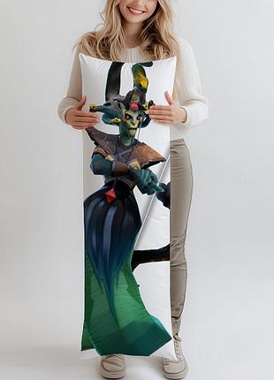 Дакимакура medusa (dota 2), (подушка обнимашка) 150*50 см
