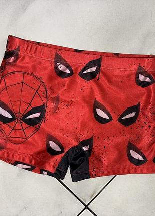 Купальные плавки на мальчика spider man (человек-паук) 5-6-7 лет (110-116-121 см)