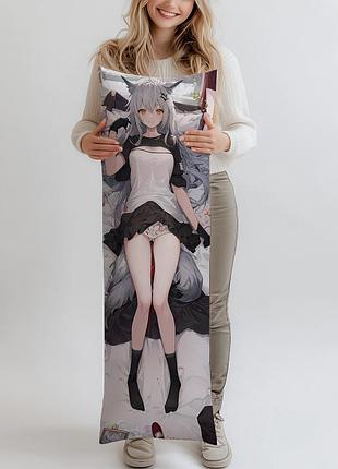 Дакімакура arknights texas, (подушка обіймашка) 180*60 см