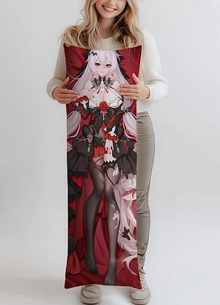 Дакімакура honkai impact 3 theresa, (подушка обіймашка) 150*50 см