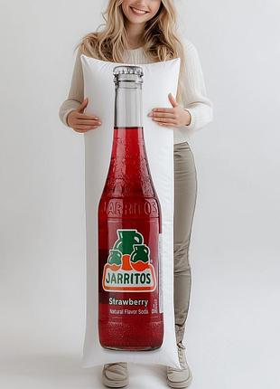 Дакимакура, напиток jarritos клубника безалкогольный газированный, с/п, 0,37л, (подушка обнимашка) 150*50 см