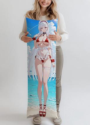Дакімакура belfast азур лейн azur lane, (подушка обіймашка) 150*50 см