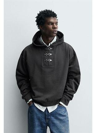 Худі zara 19549 grey