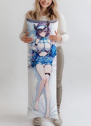 Дакімакура arknights sideroca, (подушка обіймашка) 180*60 см