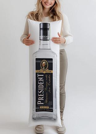 Дакимакура, водка president «золотая», штоф, 0,5л, (подушка обнимашка) 150*50 см
