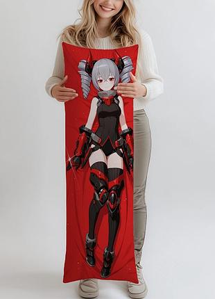 Дакимакура броня зайчик - honkai impact 3rd, (подушка обнимашка) 150*50 см