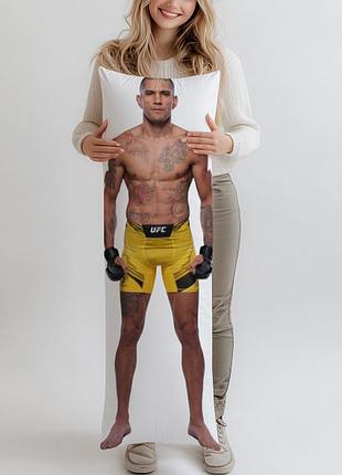 Алекс перейра ufc дакімакура, подушка 180*60 см