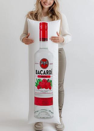 Напій на основі рому bacardi razz, 0,7л, (подушка обнимашка) 150*50 см