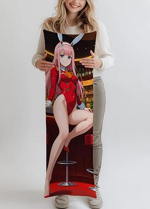 Дакімакура darling in franx 02, (подушка обіймашка) 150*50 см