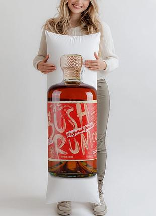Напій на основі рому bush rum spiced, 0,7л, (подушка обнимашка) 150*50 см