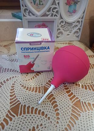 Спринцовка пластизольная поликом предназначена для медицинских и санитарно-гигиенических целей
