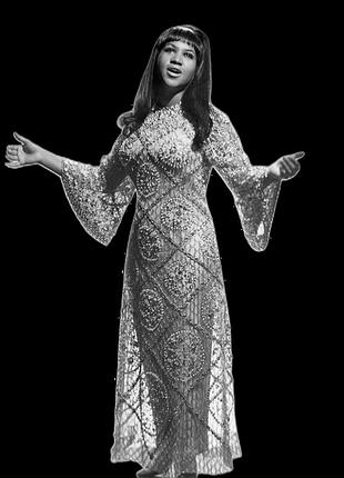 Пластиковая ростовая фигура арета франклин (aretha franklin) 180 см