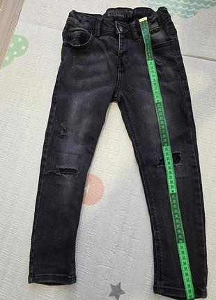 Кружевные джинсы mayoral slim fit 104 см - состояние идеал!