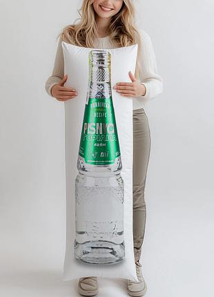 Дакимакура, водка pisnya mi лайм особая, 0,5л, (подушка обнимашка) 180*60 см