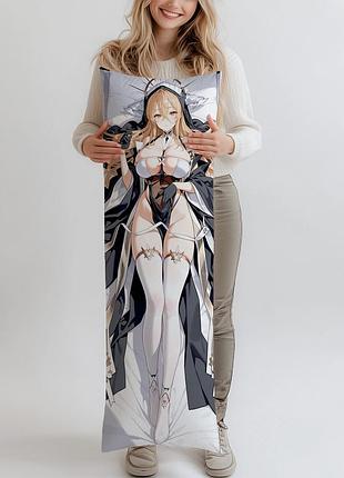 Дакимакура implacable азур лейн azur lane 1, (подушка обнимашка) 180*60 см