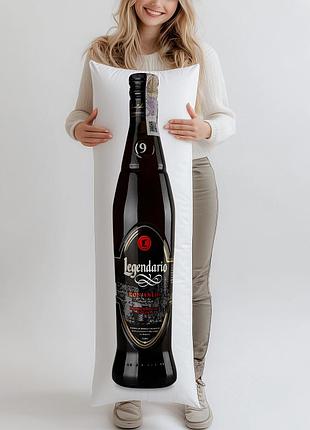 Ром legendario anejo 9 років, 0,7л, (подушка обнимашка) 100*33 см