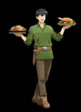 Пластикова ростова фігура цуйоші мукоуда кулінарні поневіряння в паралельному світі 180 см,