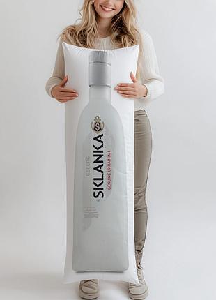 Дакимакура, водка sklanka «айсберг» особая, 0,5л, (подушка обнимашка) 100*33 см