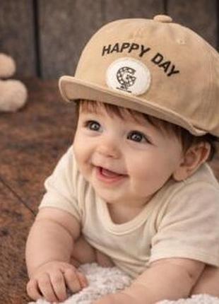 Кепка кроха happy day