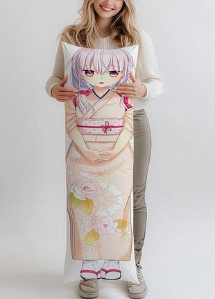 Дакимакура fumino kotoyose нукиташи подушка 180*60 см