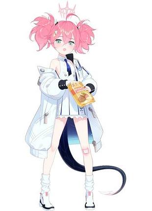 Пластиковая ростовая фигура yuragi momoka blue archive 180 см