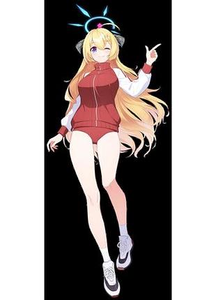 Пластиковая ростовая фигура wanibuchi akari blue archive 180 см