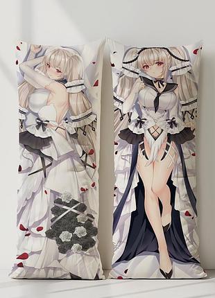 Формидейбл azur lane дакимакура, подушка обнимашка ростовая 150*50 см