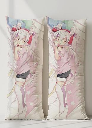 Били azur lane дакимакура, подушка обнимашка ростовая 150*50 см