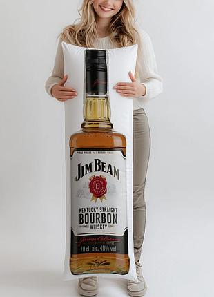 Дакимакура jim beam white straight (подушка обнимашка) 120*40 см 150, 50*150, 50