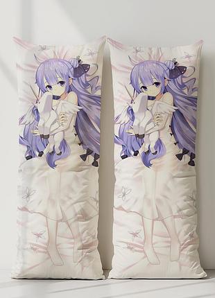 Hms юникорн девочка azur lane дакимакура, подушка обнимашка ростовая 150*50 см
