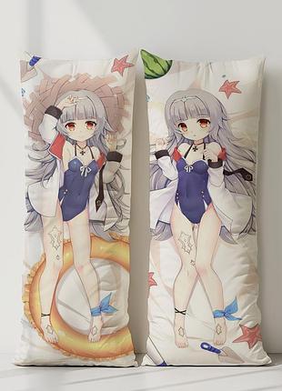 Z46 azur lane дакимакура, подушка обнимашка ростовая 150*50 см