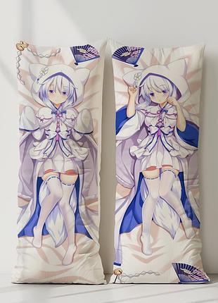 Иллюстриес azur lane дакимакура, подушка обнимашка ростовая 150*50 см