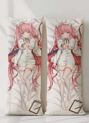 Hms персей azur lane дакимакура, подушка обнимашка ростовая 150*50 см