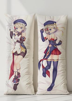 Z23 azur lane дакимакура, подушка обнимашка ростовая 150*50 см