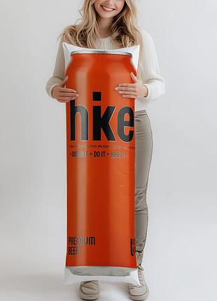 Дакимакура, пиво, hike premium (подушка обнимашка) 150*50 см