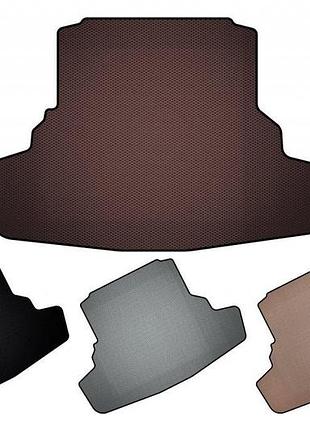 Гумовий килимок в багажник carsuit (коричневий) для nissan pathfinder r52 2012-2021 рр