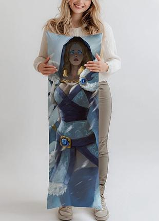 Дакімакура crystal maiden (dota 2), (подушка обіймашка) 150*50 см