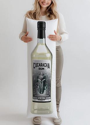 Напій на онові рому cucaracha blanca, 0,5л, (подушка обнимашка) 150*50 см