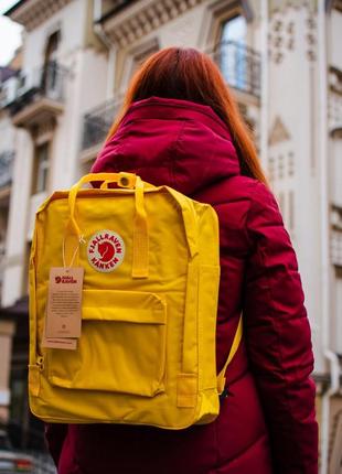 Крутой яркий рюкзак fjallraven kanken classic